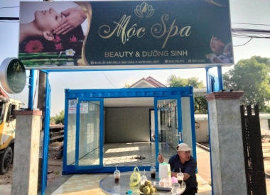 CONTAINER THIÊT KẾ LÀM SPA TẠI VŨNG TÀU