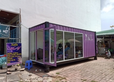 CONTAINER THIÊT KẾ LÀM TIỆM NAIL