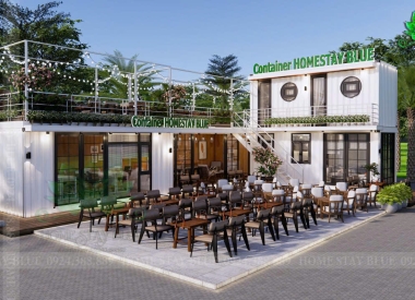 CONTAINER CAFE KẾT HỢP NHÀ Ở TẠI AN GIANG