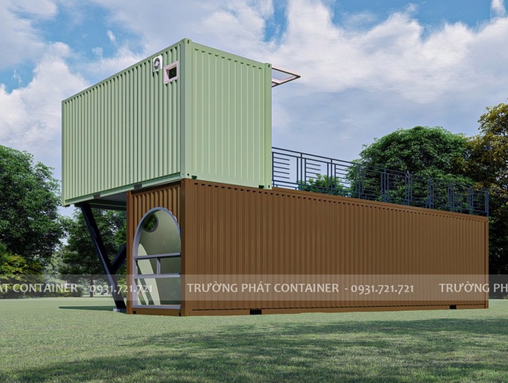 CONTAINER NHÀ Ở CHỒNG TẦNG TẠI AN GIANG