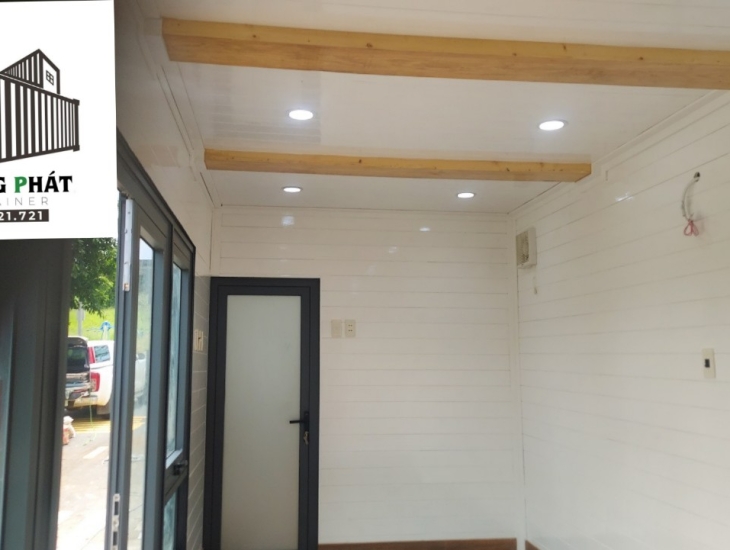 CONT 40FEET ỐP FUUL GỖ TẠI BẢO LỘC
