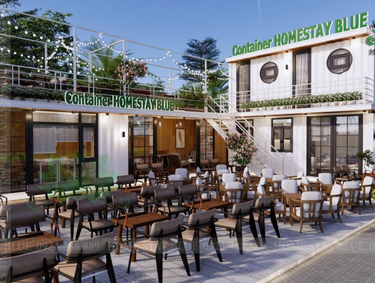 CONTAINER CAFE KẾT HỢP NHÀ Ở TẠI AN GIANG