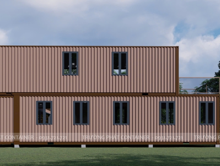 CONTAINER 40F CHỒNG TẦNG NHÀ Ở TẠI BẢO LỘC