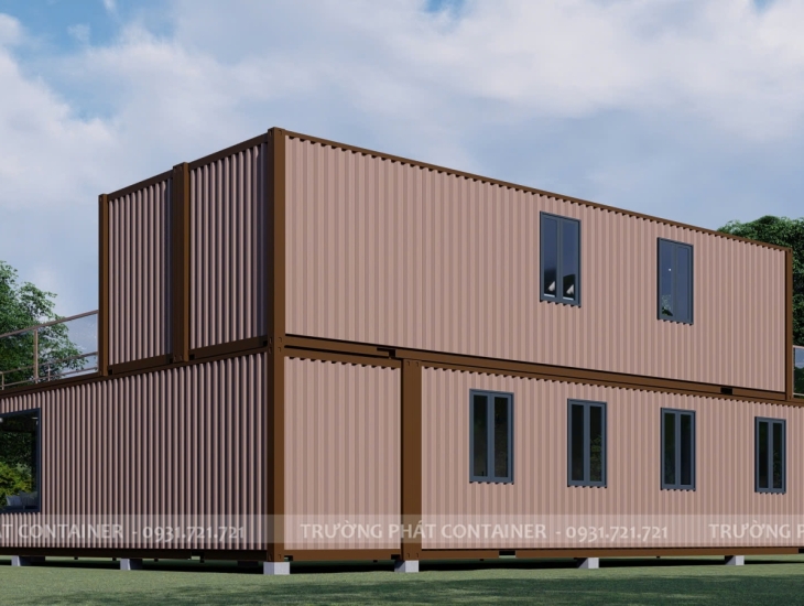 CONTAINER 40F CHỒNG TẦNG NHÀ Ở TẠI BẢO LỘC